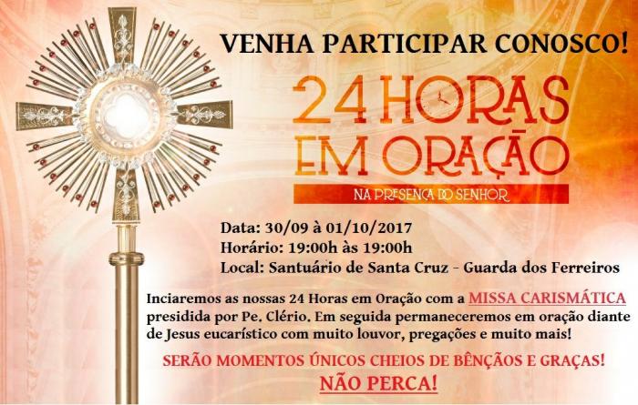 Paróquia Santa Cruz convida moradores de Guarda dos Ferreiros à  ’24 horas em Oração’ 