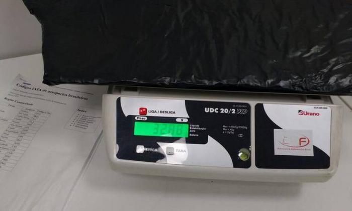 Homem natural de São Gotardo é preso com três quilos de cocaína no Aeroporto de Confins