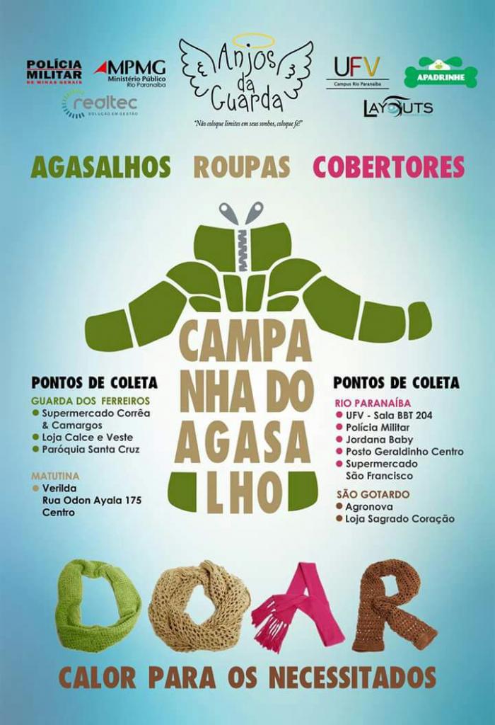 Grupo Anjos da Guarda realiza a Campanha do Agasalho 2018