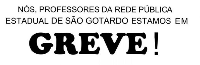 Professores da rede estadual realizam manifestação nesta quinta-feira em São Gotardo