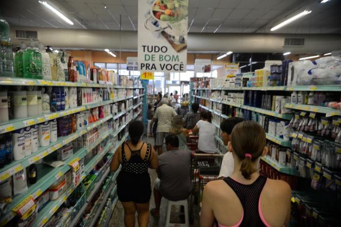 Vendas dos supermercados crescem 1,91% em sete meses
