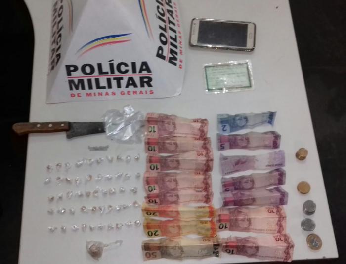 Homem e mulher são presos suspeitos de tráfico e drogas são encontradas em sutiã durante operação em São Gotardo