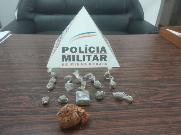 Suspeito de tráfico de drogas é preso pela PM em Rio Paranaíba