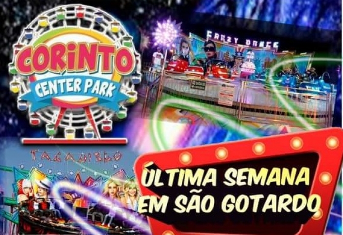 Atenção ! Super promoção na última semana do Corinto Center Park em São Gotardo