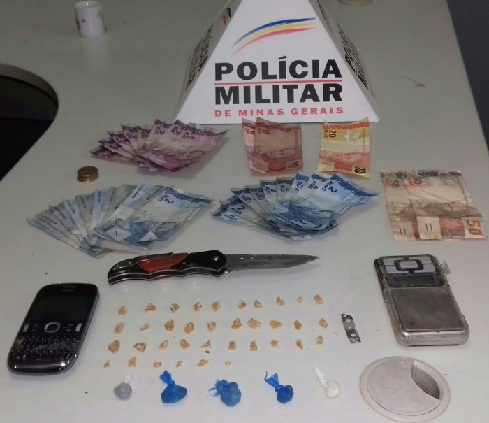 Polícia Militar prende suspeito de tráfico em São Gotardo