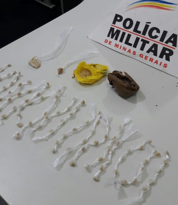 Suspeito de tráfico é preso com diversas pedras de crack em São Gotardo