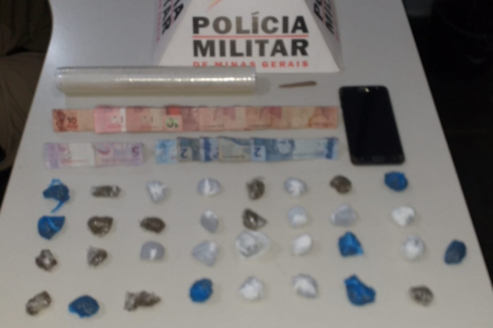 Polícia Militar prende suspeito de tráfico de drogas no bairro Alto Bela Vista em São Gotardo