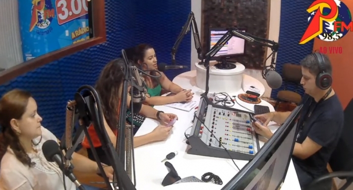 Equipe da Secretaria de Saúde de São Gotardo responde perguntas da população em entrevista na Rádio Positiva FM 