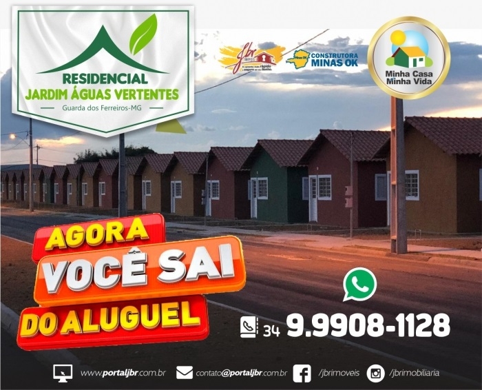 Chegou a hora de sair do aluguel ! Conheça o Loteamento Jardim Águas Vertentes, excelente oportunidade em Guarda dos Ferreiros