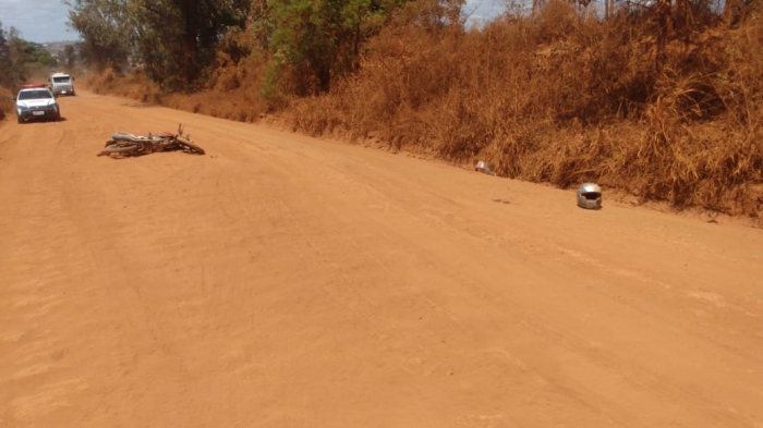 Motociclista morre após acidente na MGC-352 em Tiros/MG