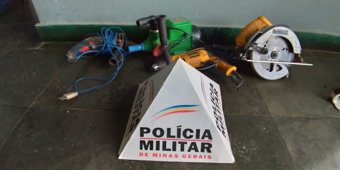 Polícia Militar recupera materiais furtados em São Gotardo