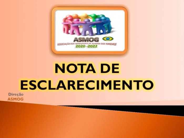 ASMOG divulga nota de esclarecimento sobre limpeza de ruas em Guarda dos Ferreiros