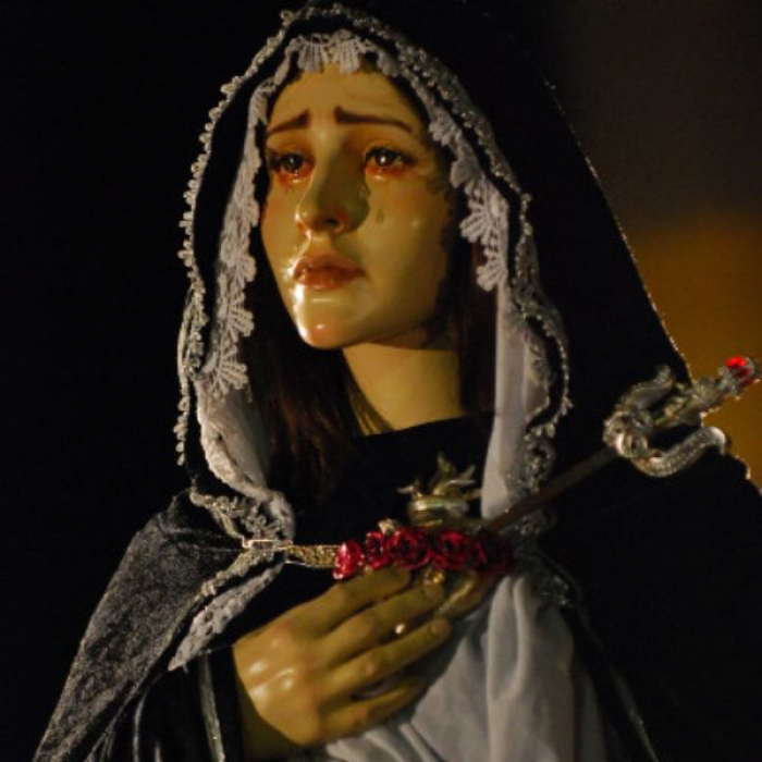 Segunda-feira Santa: Missa será realizada na Igrejinha seguida de procissão com Nossa Senhora das Dores em Guarda dos Ferreiros