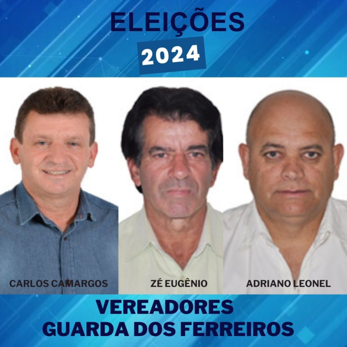 Três vereadores eleitos residentes em Guarda dos Ferreiros prometem fortalecer o Legislativo e a fiscalização local
