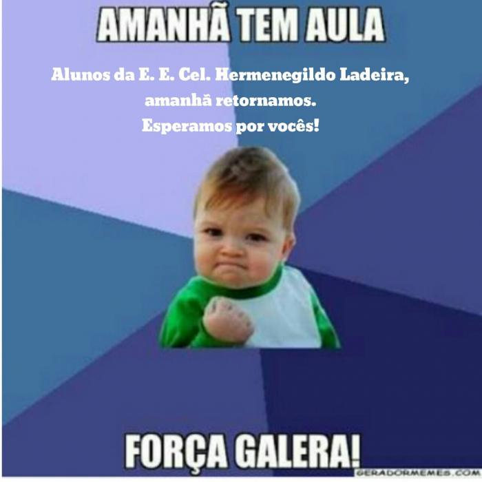 Escola Coronel Hermenegildo Ladeira volta às aulas após paralisação dos professores contra Reforma da Previdência